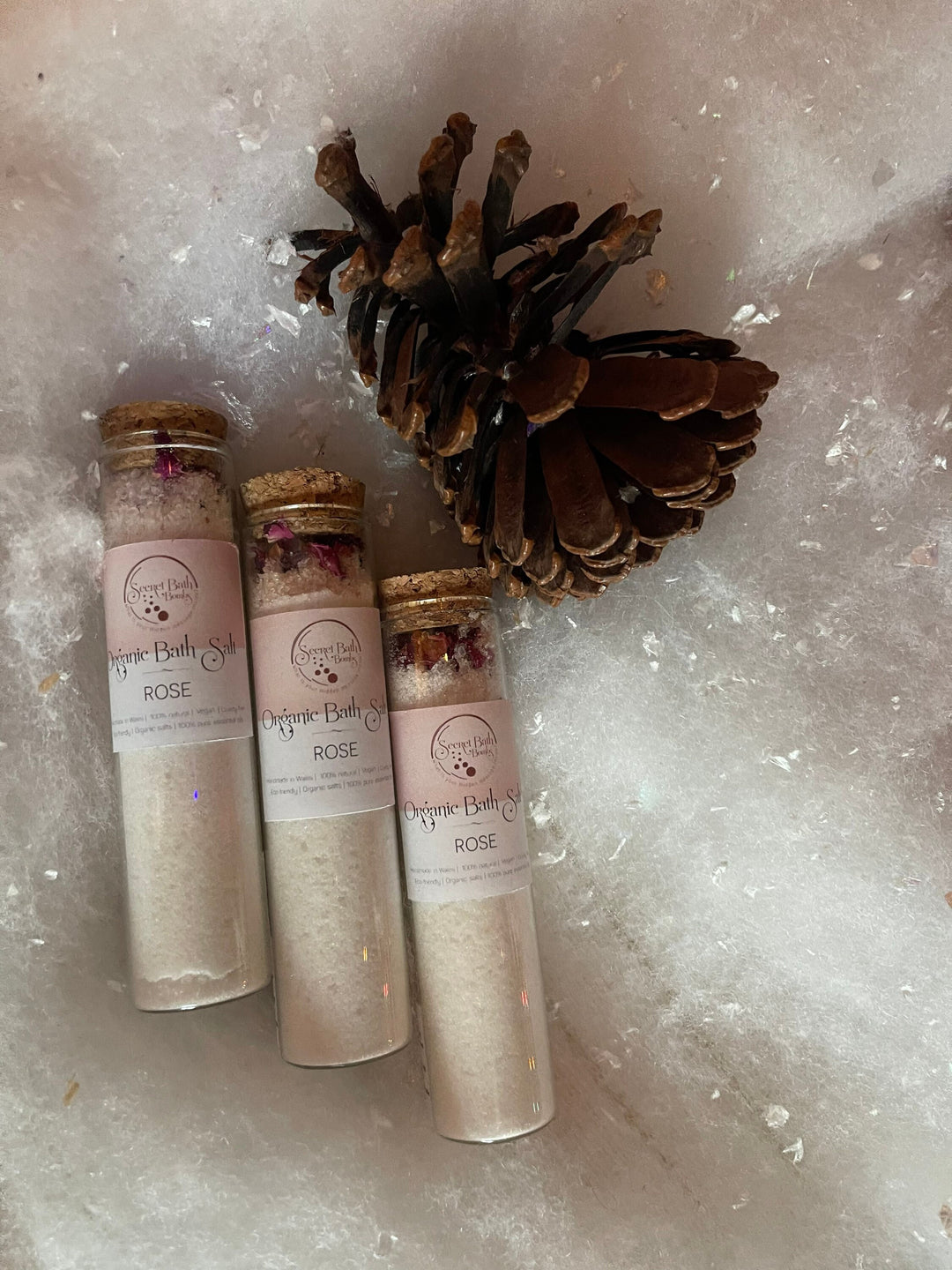 Organic Rose Bath Salts